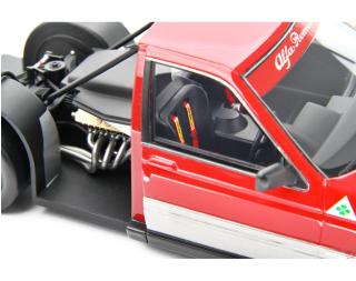 Alfa Romeo 164 Procar Prototipo 1988 Rosso alfa - Rot Laudoracing 1:18 Resinemodell (Türen, Motorhaube... nicht zu öffnen!)